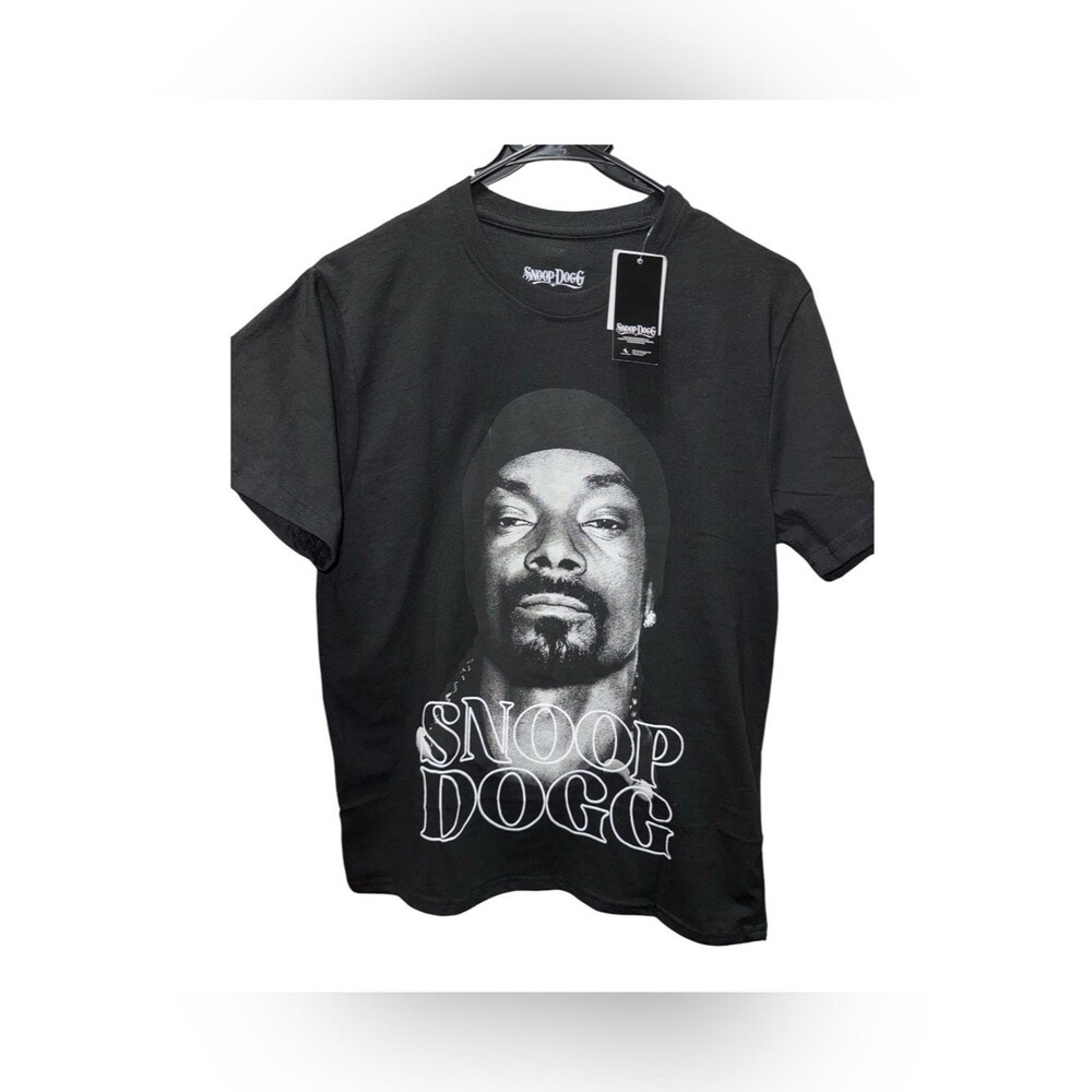 Snoop Dogg Death Row Records Black Graphic Tee, Size Small, NWT